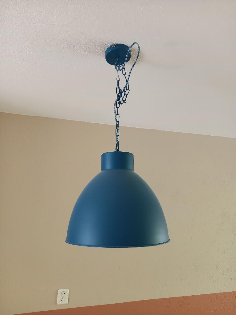 Hanglamp, Huis en Inrichting, Lampen | Hanglampen, Ophalen, Zo goed als nieuw, Industrieel, modern, kleurrijk, Metaal