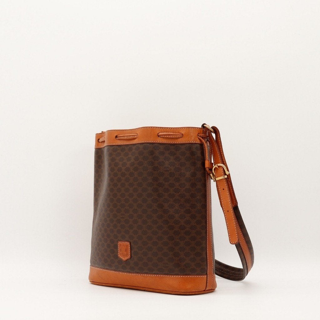 Celine Macadam van Céline bucket tas, Verzenden, Gebruikt, Zwart, Overige typen