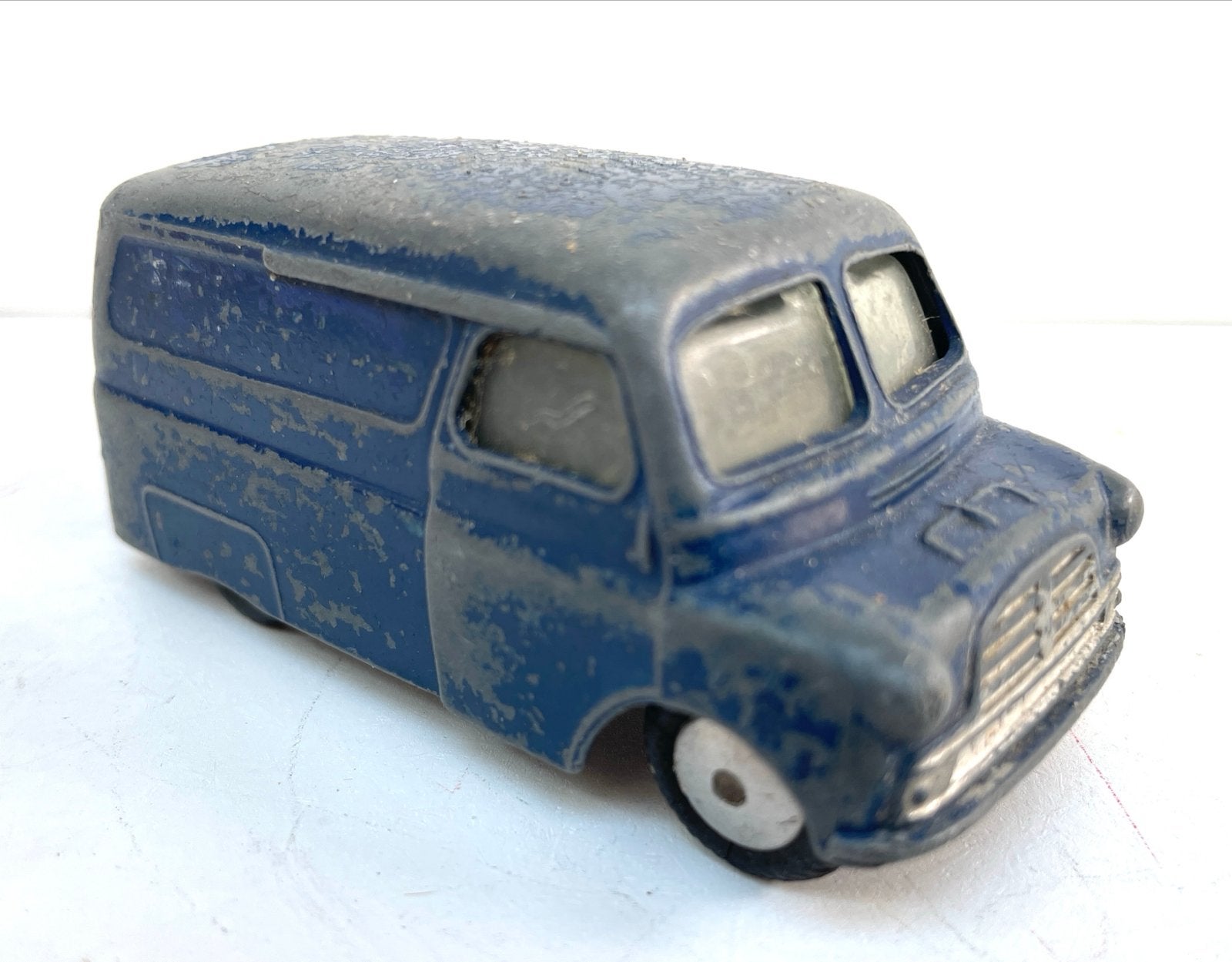 Vintage Corgi Toys Bedford CA Van - Blauw, Hobby en Vrije tijd, Modelauto's | 1:43, Ophalen of Verzenden, Gebruikt, Auto, Corgi