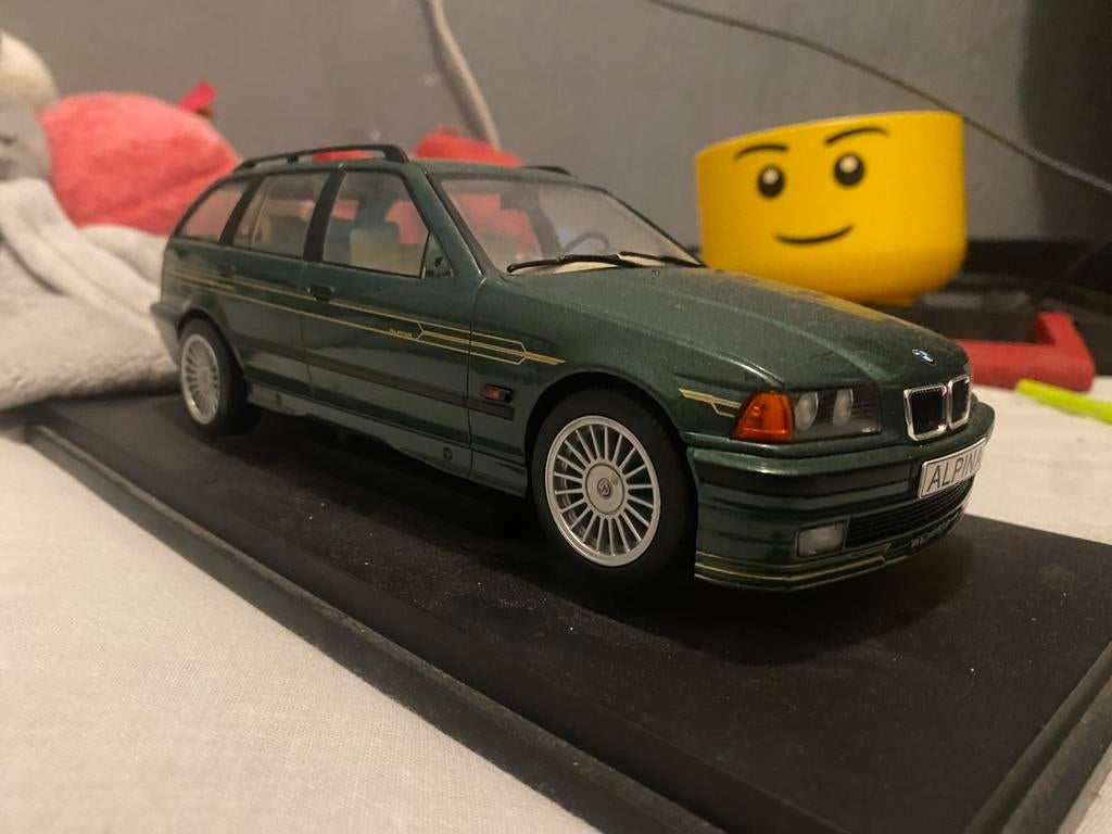 1:18 ALPINA B3 3.2 TOURING MODELAUTO, Ophalen of Verzenden, Zo goed als nieuw, Overige merken