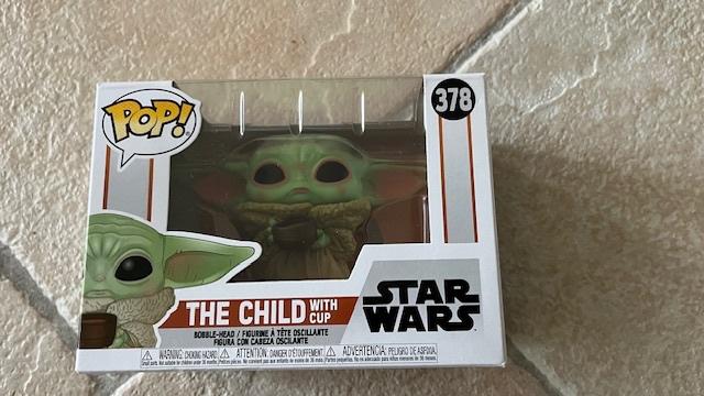 Funko pop Star Wars 378 The child with cup, Ophalen of Verzenden, Nieuw