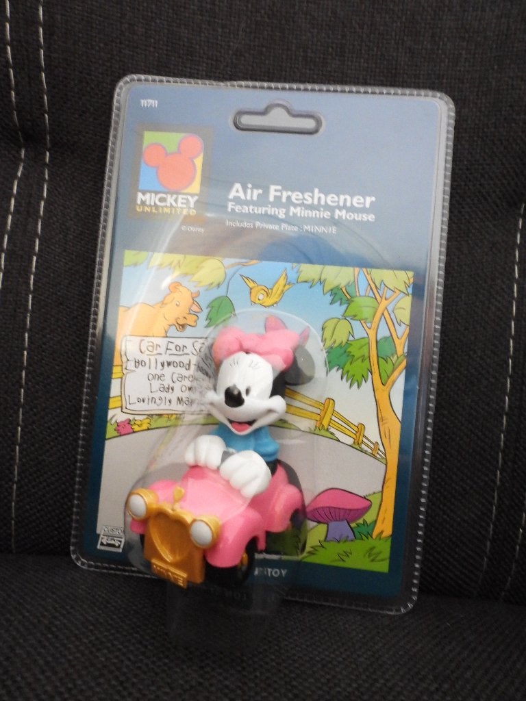 Minnie Mouse autoluchtverfrisser., Ophalen of Verzenden, Overige figuren, Nieuw, Beeldje of Figuurtje