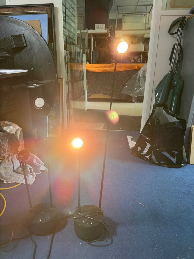 Luxo Sciopticon van Hans Ansems, Ophalen, Inclusief lichtbron, Bureaulamp, Overige merken