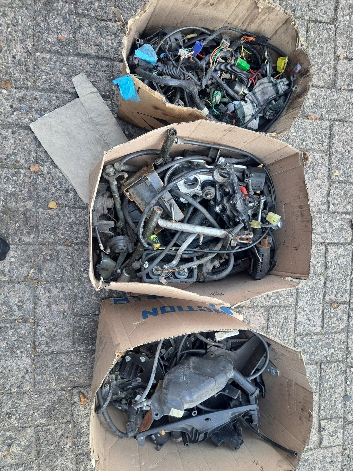 grote lot suzuki onderdelen gs/sv/gsx, Ophalen, Gebruikt