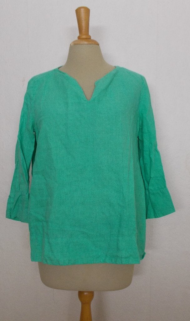 Groene 100% linnen top/tuniek van Backstagt! S, Ophalen of Verzenden, Zo goed als nieuw, Maat 36 (S), Groen