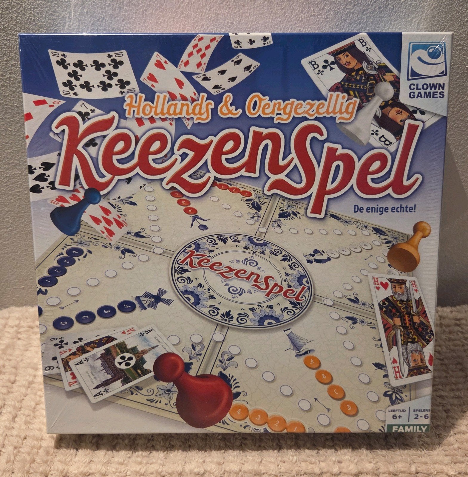 Keezenspel - bord-/kaartspel, Clown Games, Info@clowngames.nl, Verzenden, Vijf spelers of meer