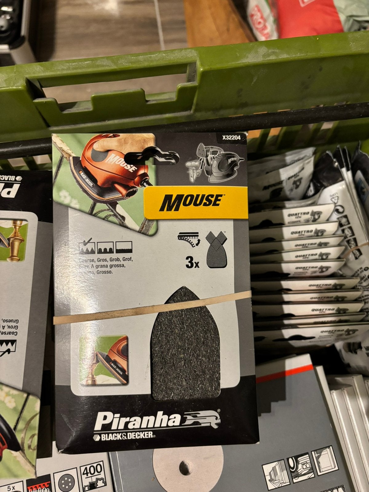Black & Decker Piranha Mouse X32204, Ophalen of Verzenden, Nieuw, Minder dan 600 watt, Vlakschuurmachine