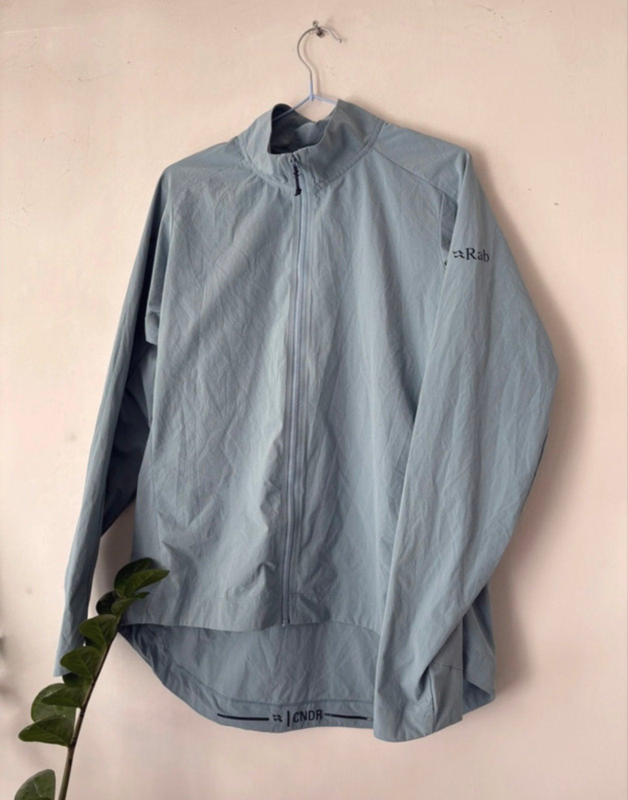 Rab Borealis Cinder Jacket - Lichtblauwe Damesjas, Blauw, Maat 42/44 (L), Ophalen of Verzenden, Zo goed als nieuw