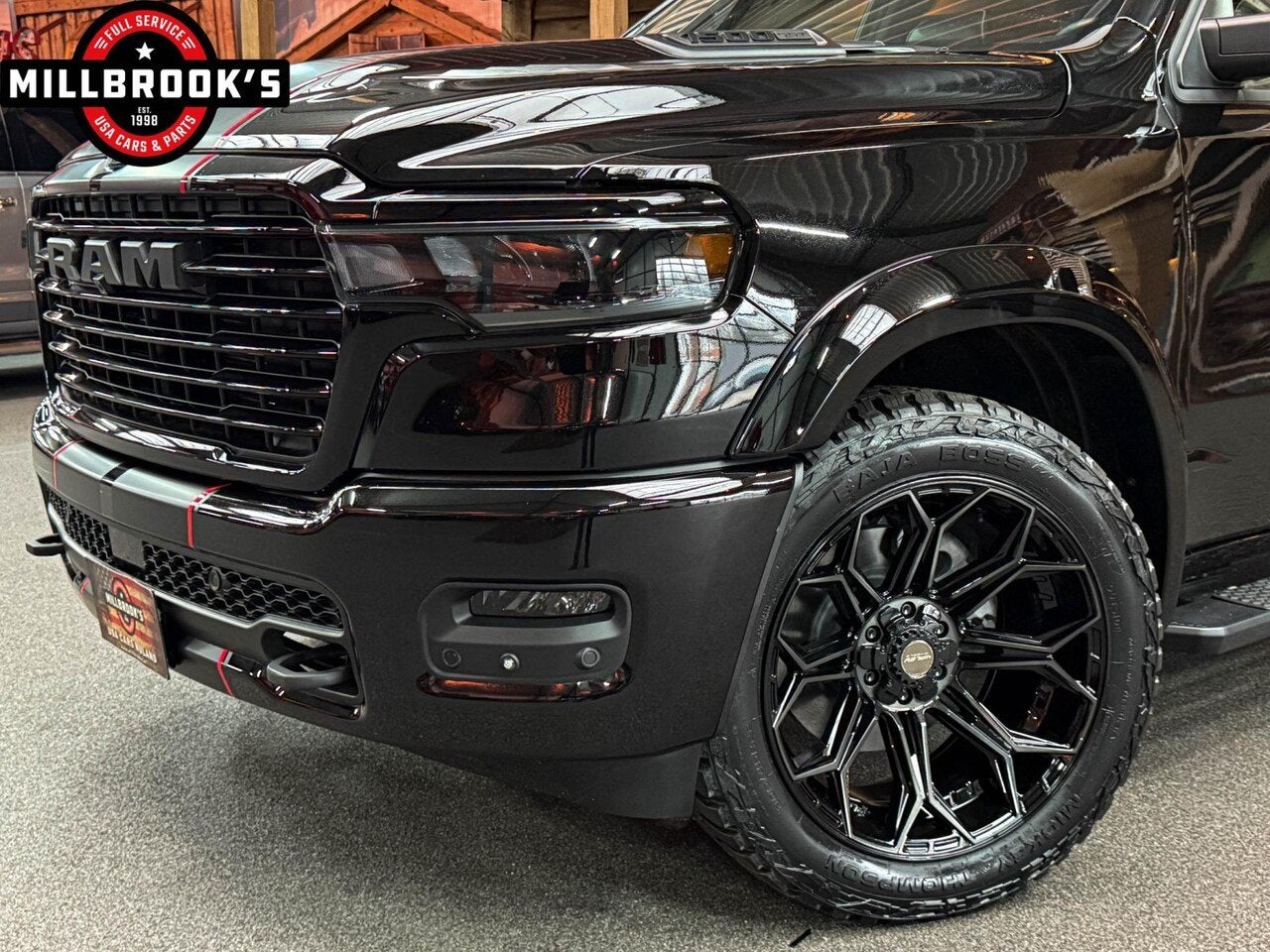 Dodge Ram 1500 Laramie Hurricane ALL-IN, Widebody, Black Edi, Automaat, 4 stoelen, Zwart, Leder