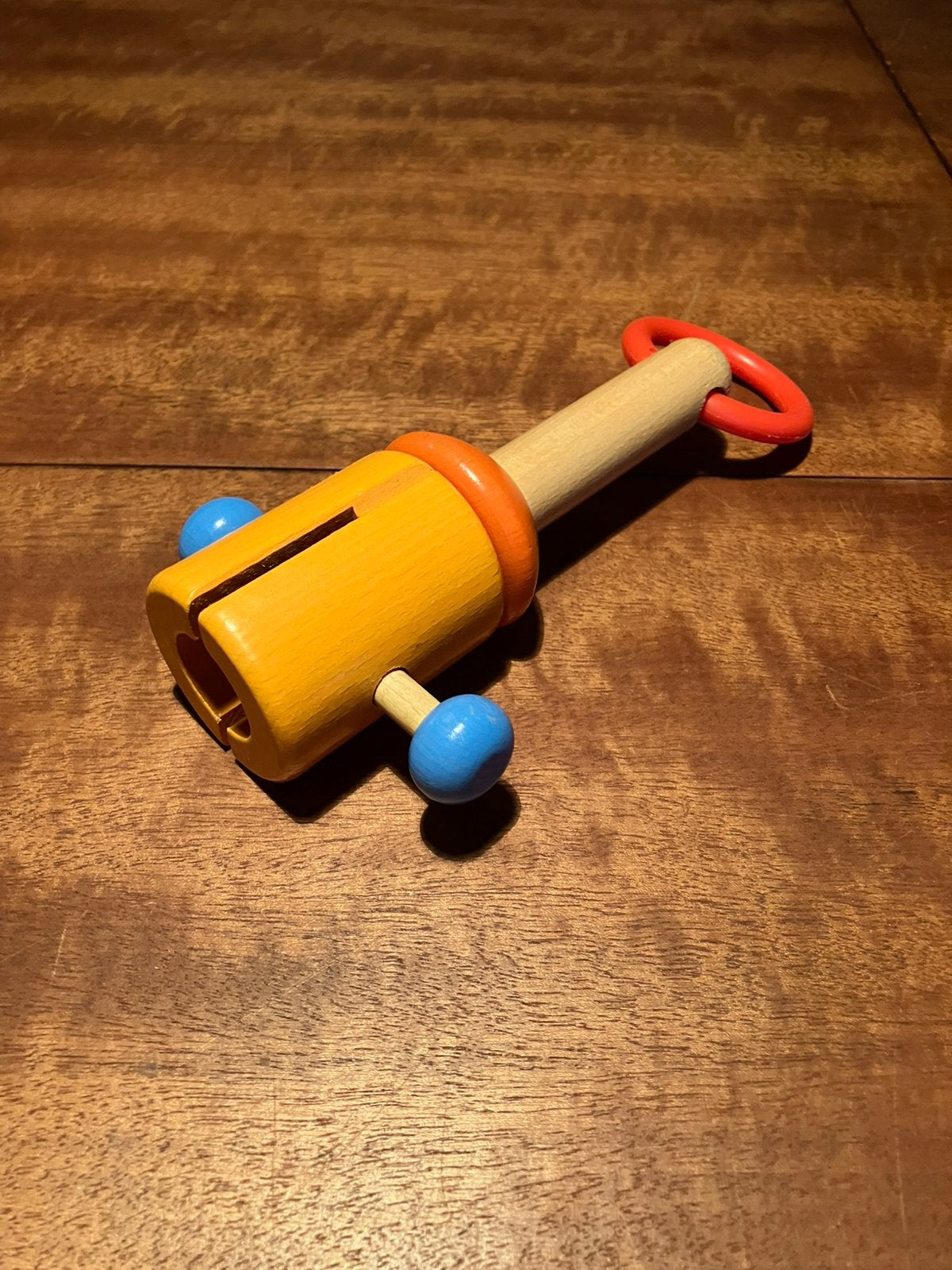 HABA houten rammelaar instrument klepperstok, Ophalen of Verzenden, Zo goed als nieuw