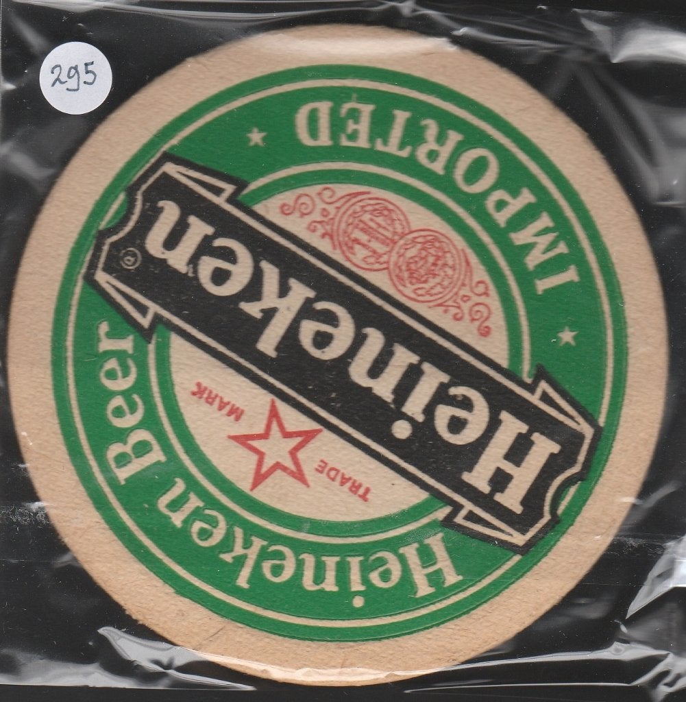 Bierviltje Heineken A 295, Verzenden, Gebruikt, Viltje(s), Heineken