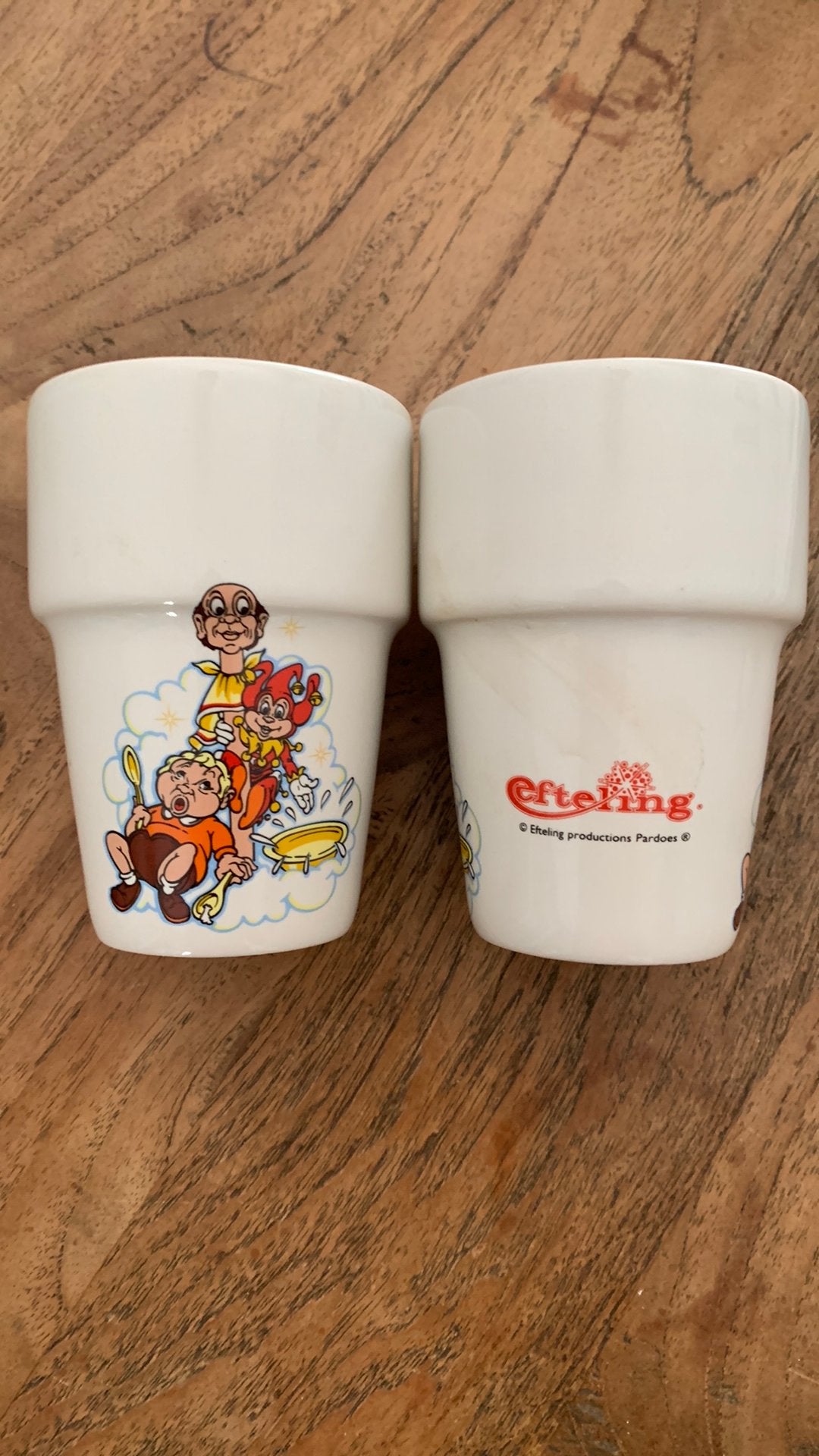 Efteling mokken retro - aardewerk- gemaakt door Tams England, Ophalen, Huis en Inrichting