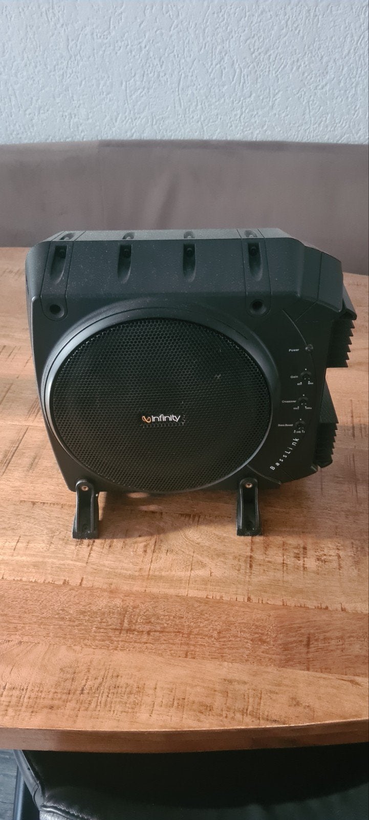 Infinity BassLink 10" Actieve Subwoofer - 200W RMS (Inclusie, Audio, Tv en Foto, Platenspelers, Ophalen, Zo goed als nieuw, Overige merken