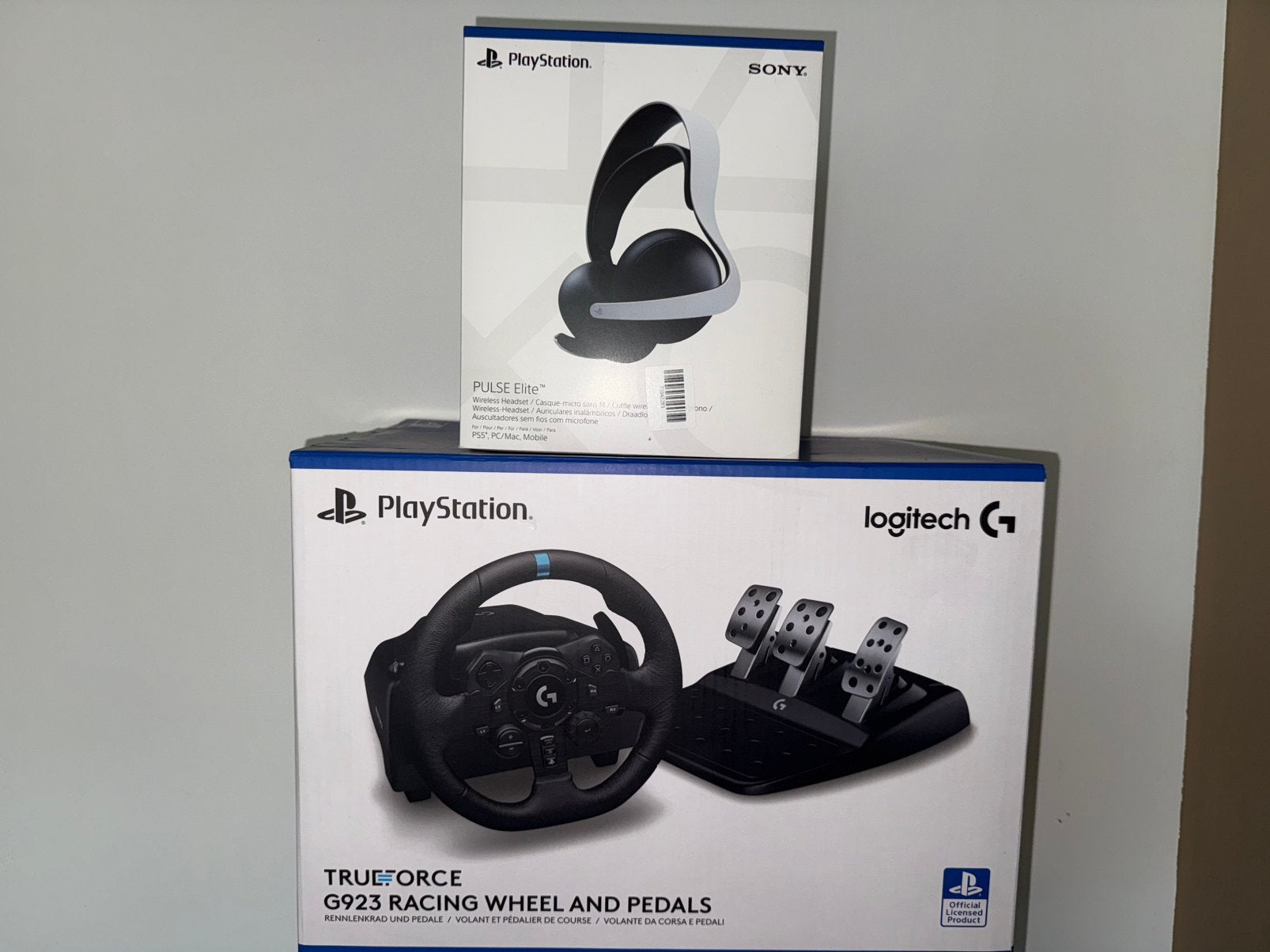 G923 + Pulse elite NIEUW, Spelcomputers en Games, Ophalen, Nieuw, Stuur of Pedalen, PlayStation 5