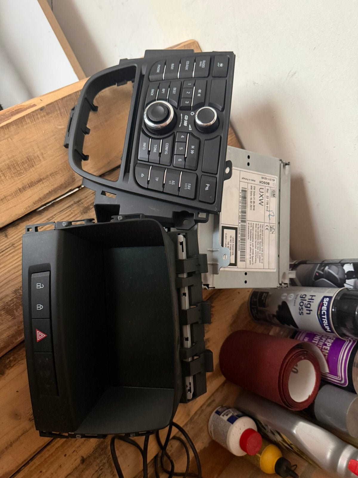 Autoradio Opel Astra J, Ophalen, Zo goed als nieuw