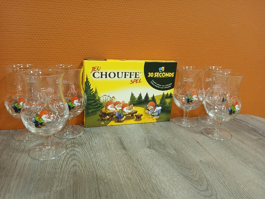 la chouffe, Ophalen of Verzenden, Zo goed als nieuw, Glas of Glazen, Overige merken