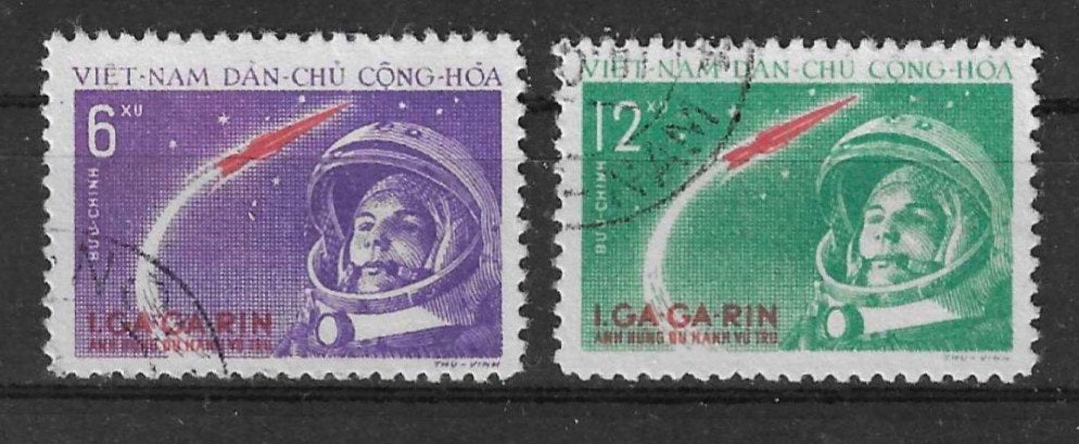 Vietnam Michel 166-167 gestempeld, Ophalen of Verzenden, Gestempeld, Zuidoost-Azië