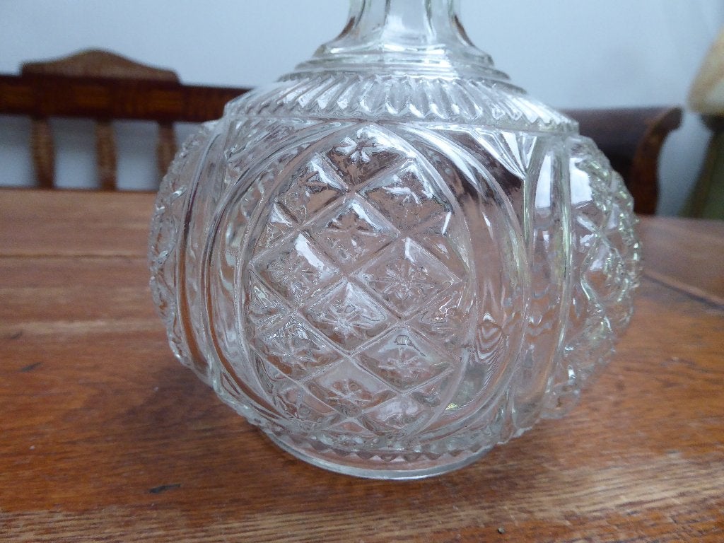 Art deco persglazen karaf, Ophalen of Verzenden
