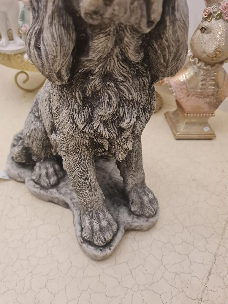 Betonnen tuinbeeld hond winterhard, Belle Vieille Brocante, Nieuw, Ophalen of Verzenden, Jolandamonsieurs@gmail.com
