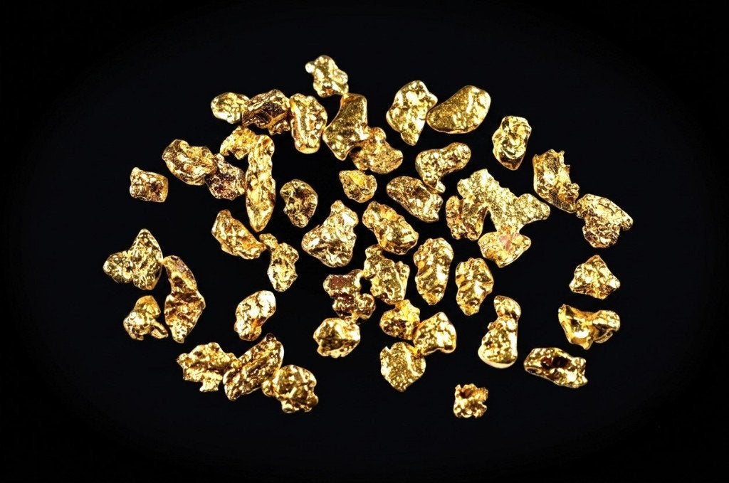 50 Stuks Gold-Nuggets - Goudbaar Goudklompjes Purity 21-23kt, Ophalen of Verzenden, Goud