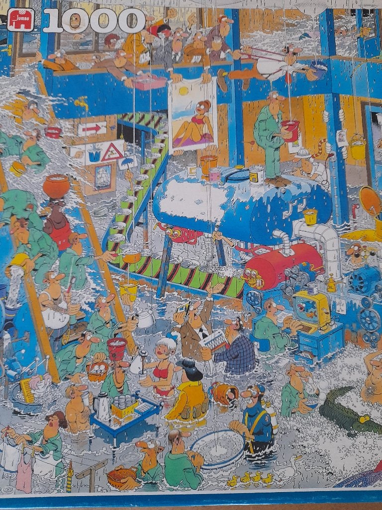 JAN VAN HAASTEREN 1000, Hobby en Vrije tijd, Denksport en Puzzels, Ophalen of Verzenden, 500 t/m 1500 stukjes, Zo goed als nieuw