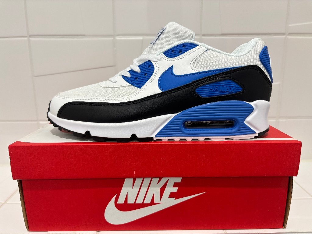 Nike air max 90 blauw-wit-zwart maat 44, Blauw, Ophalen of Verzenden, Sneakers of Gympen, Nieuw