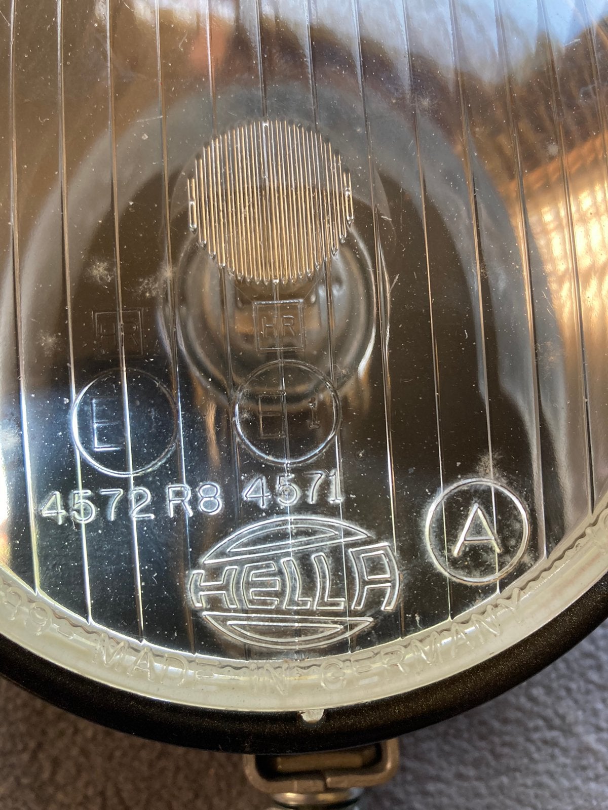 Oldtimer 1 Hella breedte straler oud type, Auto-onderdelen, Verlichting, Ophalen of Verzenden, Gebruikt