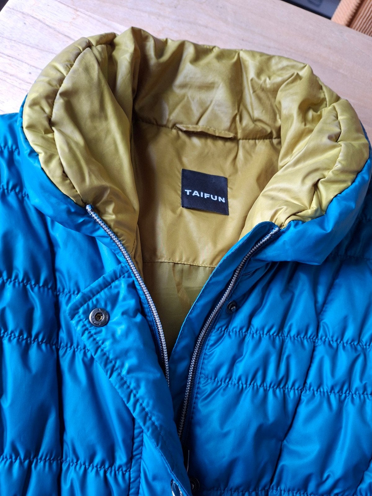 Taifun Bodywarmer Maat 38/40 (M) - Blauw/Geel, Kleding | Dames, Maat 38/40 (M), Blauw, Ophalen of Verzenden, Taifun