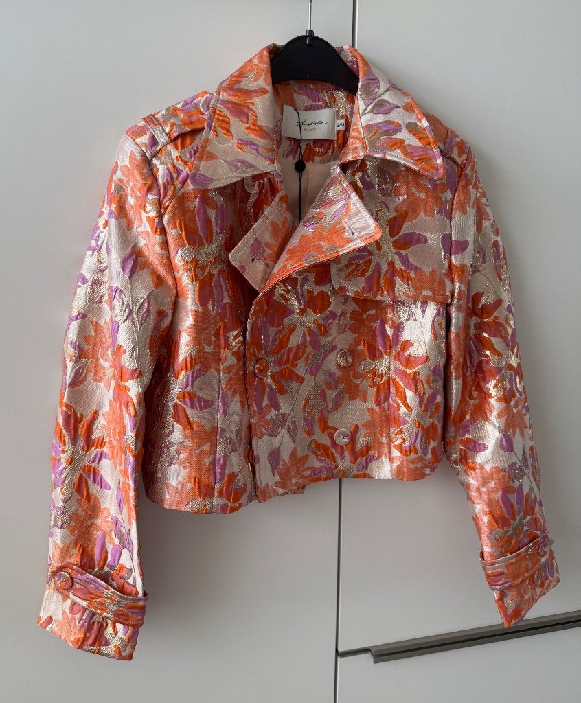 Ambika Studio blazer Lissy meerkleurig bloemen maat S/M, Nieuw, Jasje, Maat 36 (S), Ambika