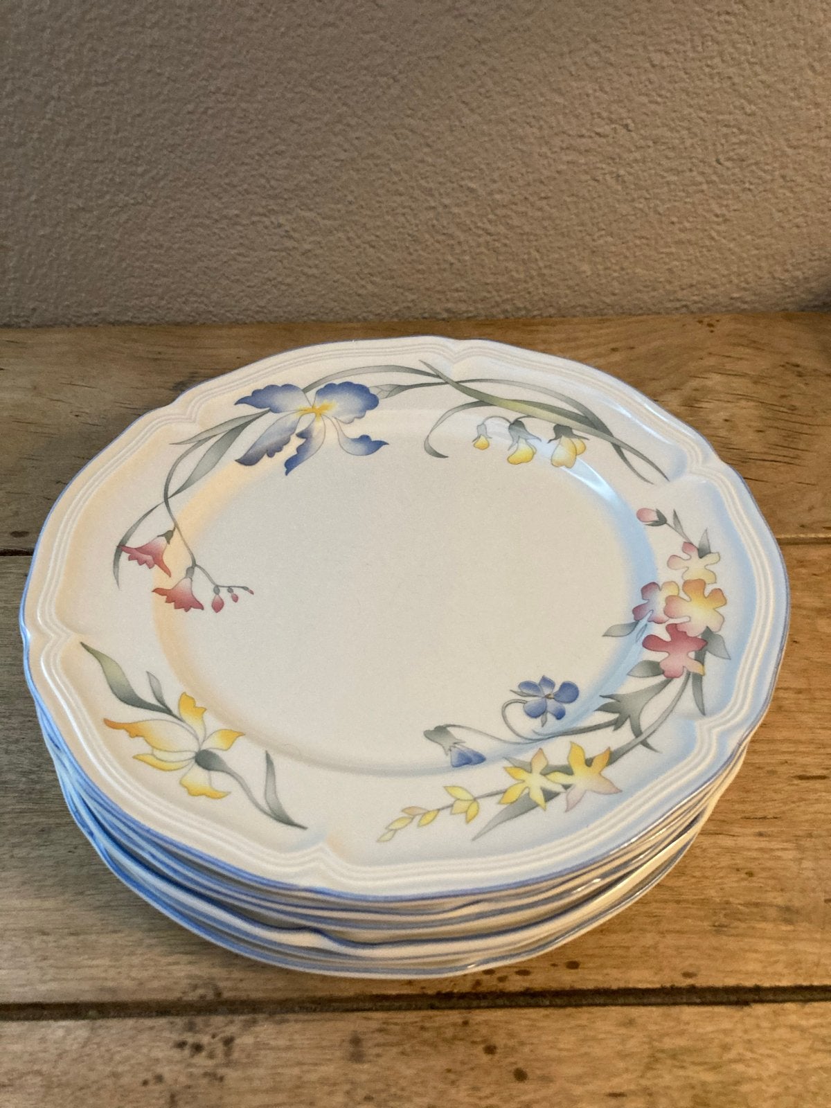 Villeroy & Boch Riviera ontbijtbordjes (21cm), Ophalen, Villeroy & Boch, Zo goed als nieuw, Bord(en)