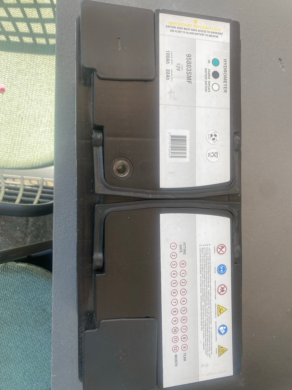 DYNA C Semi-Traction Accu 12V 100Ah 88Ah, Ophalen, Gebruikt, Universele onderdelen