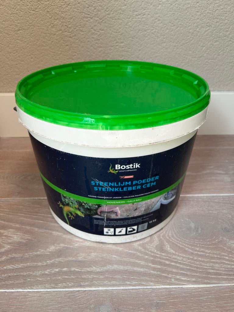 Bostik Steenlijm Poeder - Halve emmer, Minder dan 5 liter, Ophalen, Gebruikt