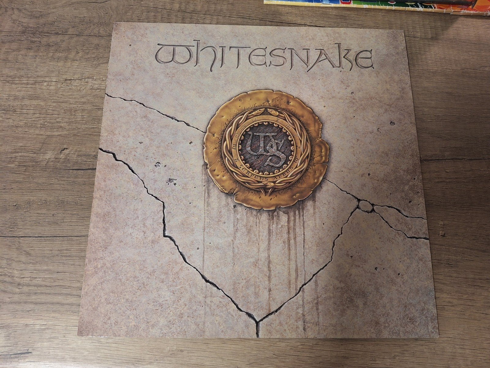 Vintage vinyl lp rock album Whitesnake - 1987, Cd's en Dvd's, LP, Gebruikt, Hard Rock, Originele persing