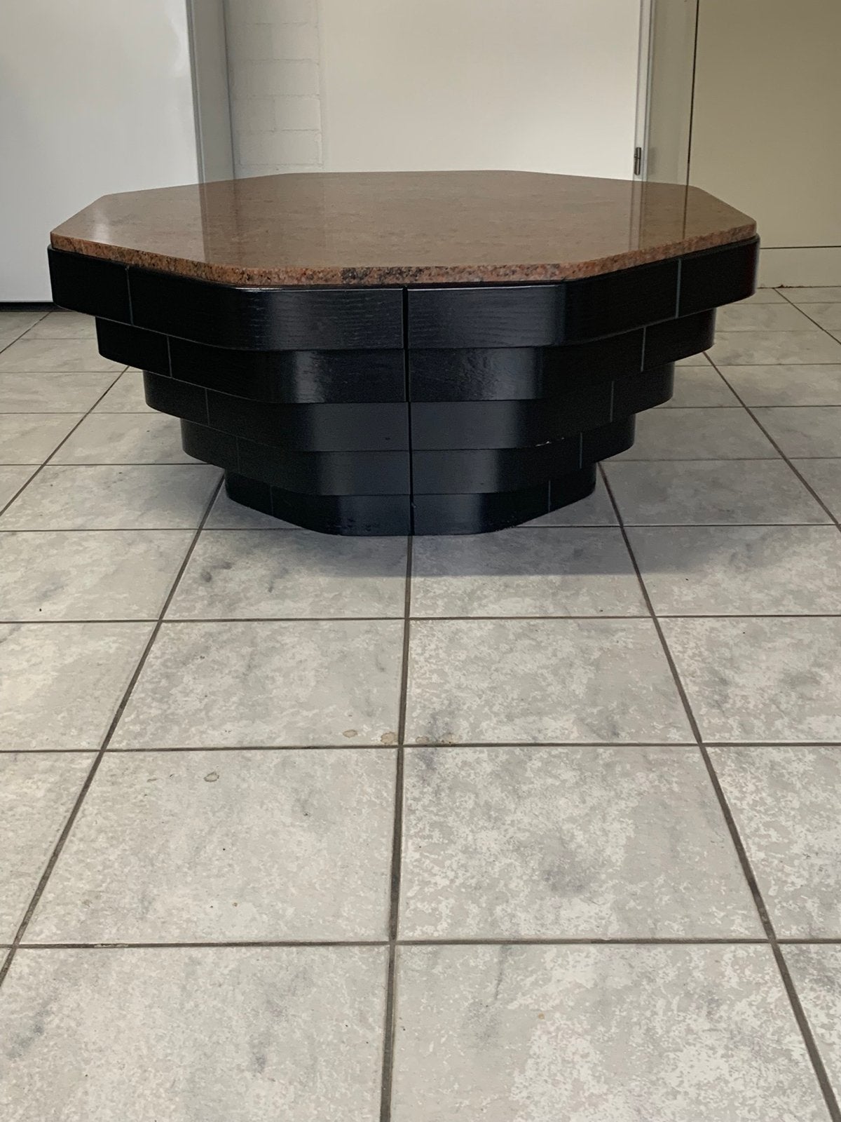 Granieten salontafel, Huis en Inrichting, Ophalen, Overige materialen, Gebruikt, 50 tot 100 cm