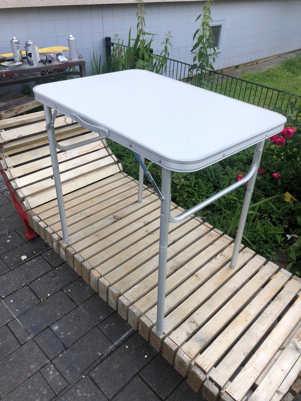 Camping tafel opklapbaar, Ophalen of Verzenden, Gebruikt, Campingtafel