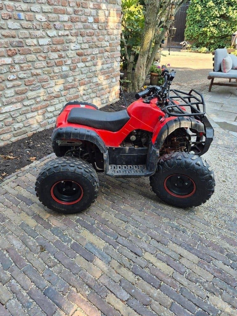 mooie rode quad 125cc, Gebruikt, Onbekend, Overige typen, Schijfrem