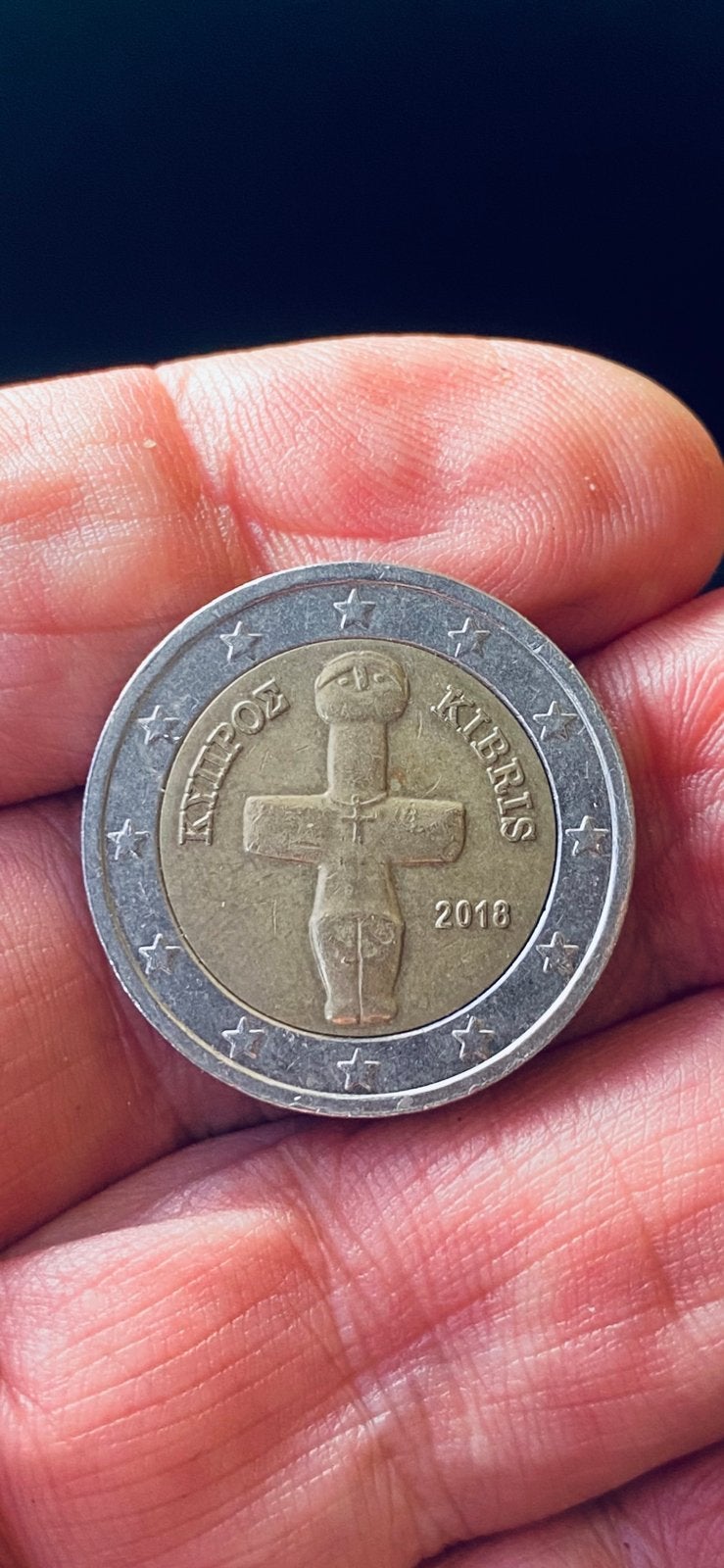 munt:  2,- €  CYPRUS, Postzegels en Munten, Ophalen of Verzenden, Cyprus, 2 euro, Losse munt