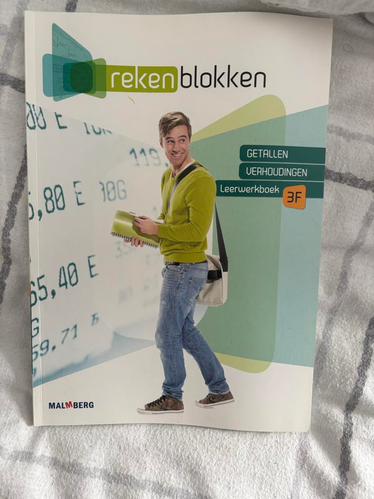 Rekenblokken Getallen Verhoudingen Leerwerkboek 3F, Ophalen of Verzenden, Gelezen, Overige niveaus, Wiskunde A