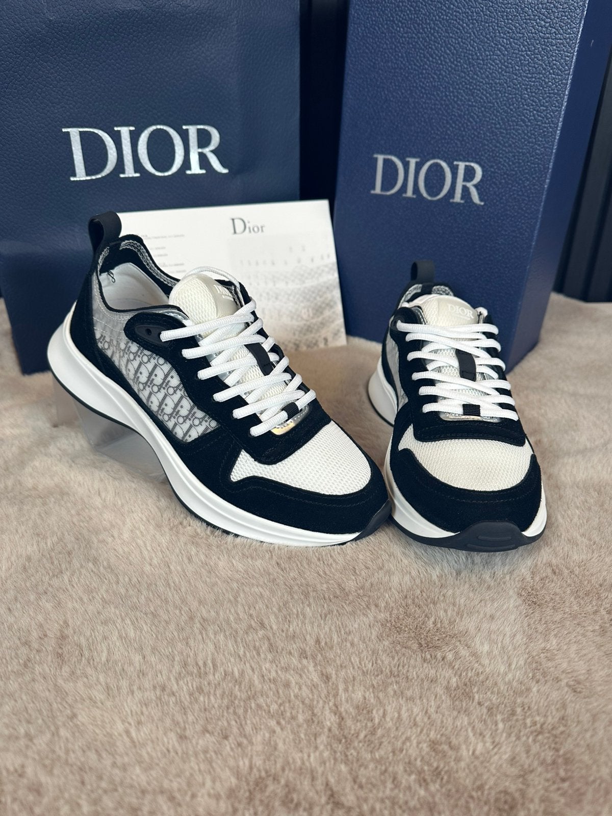 Dior B25 Sneakers Zwart - Oblique - Maat 39 t/m 46, Ophalen of Verzenden, Zwart, Sneakers of Gympen