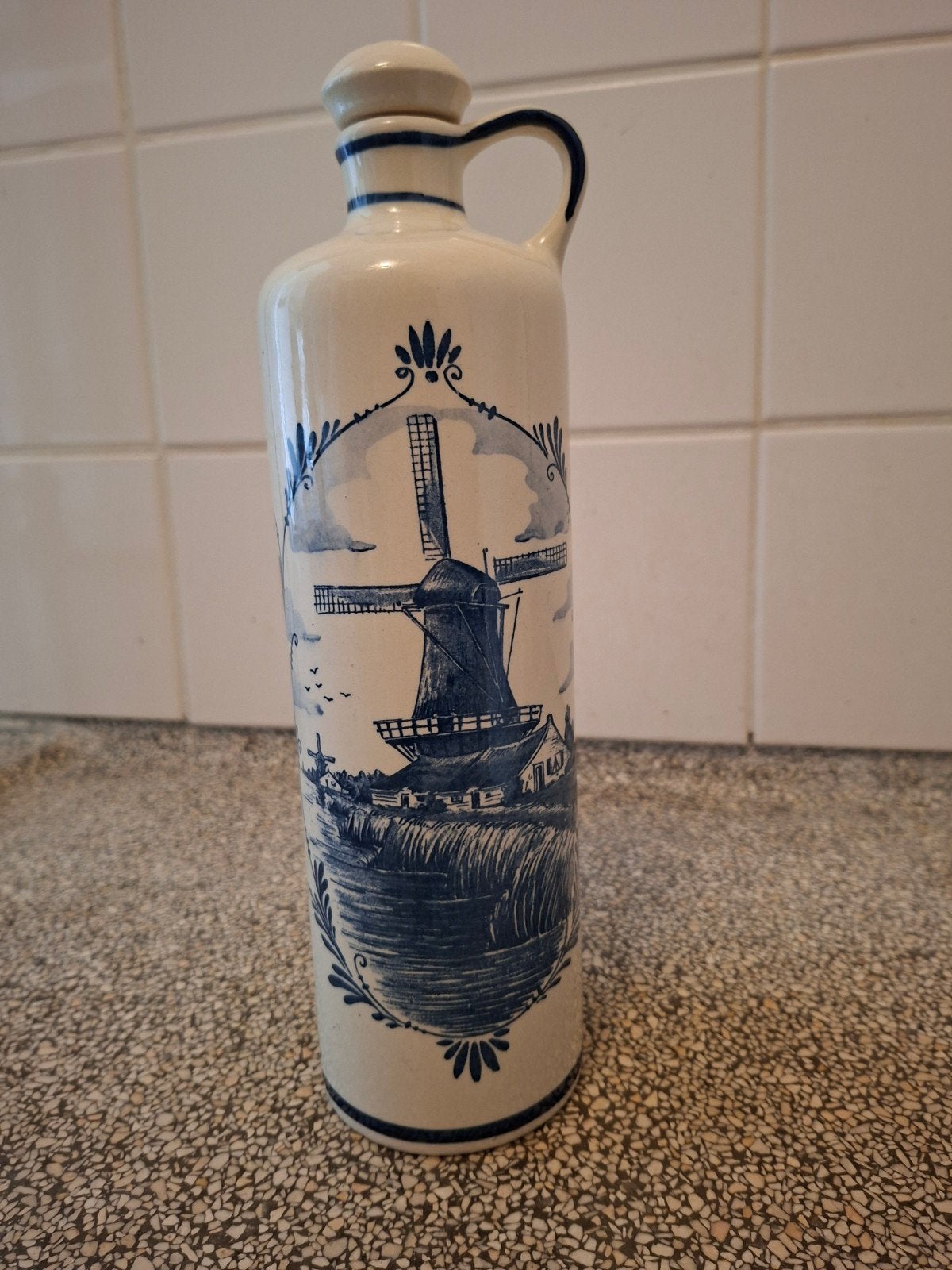 Delfts Blauwe BOLS Jenever Kruik - Handwerk, Ophalen