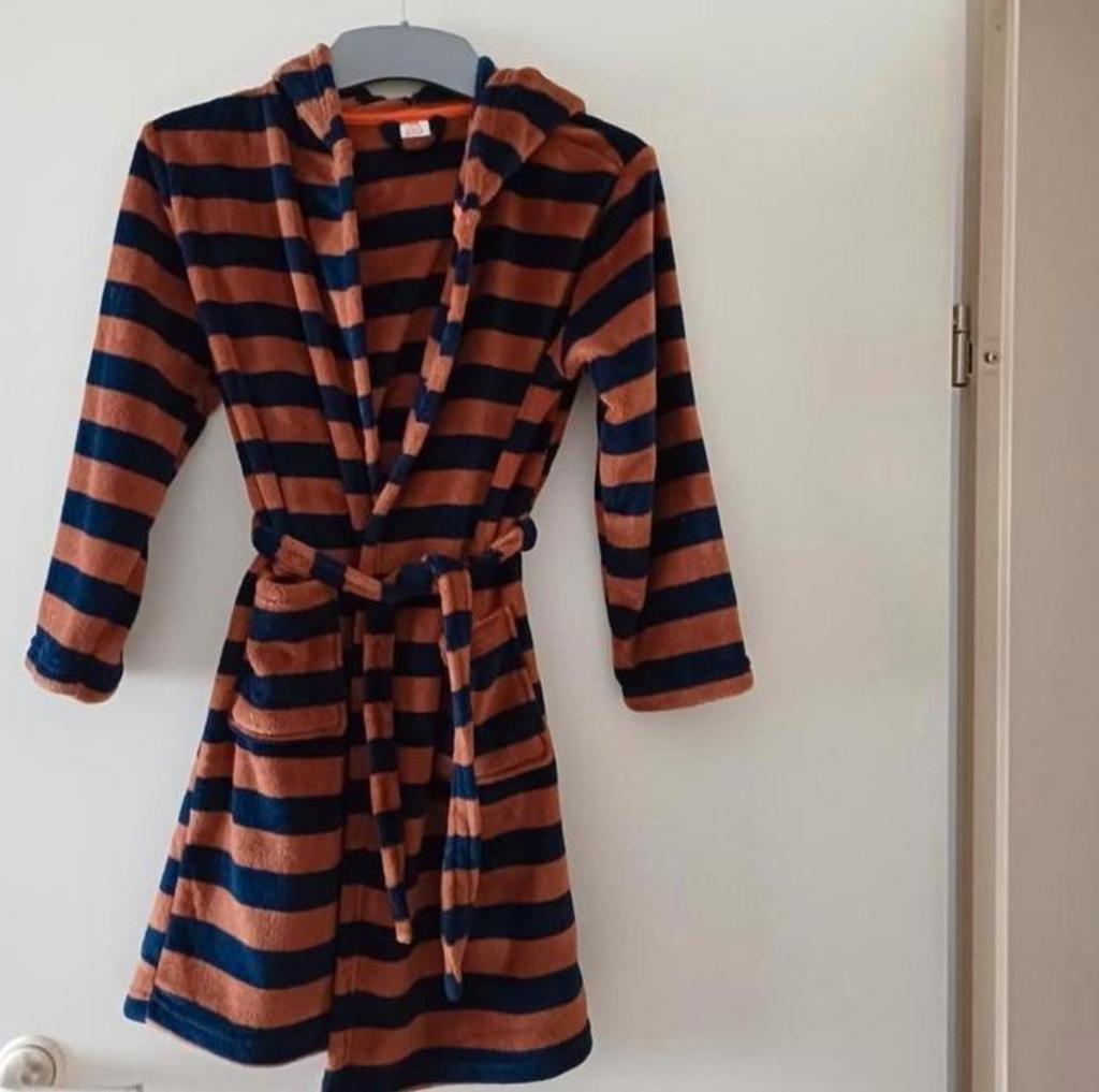 Hema Badjas maat 146-152 met capuchon, Kinderen en Baby's, Kinderkleding | Maat 146, Overige typen, Jongen of Meisje, Ophalen of Verzenden