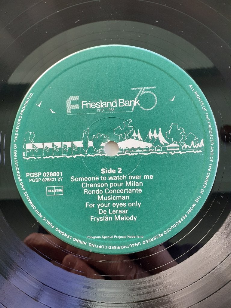 LP Friesland Bank 75, LP, Inclusief binnenhoes, Ophalen of Verzenden, Zo goed als nieuw