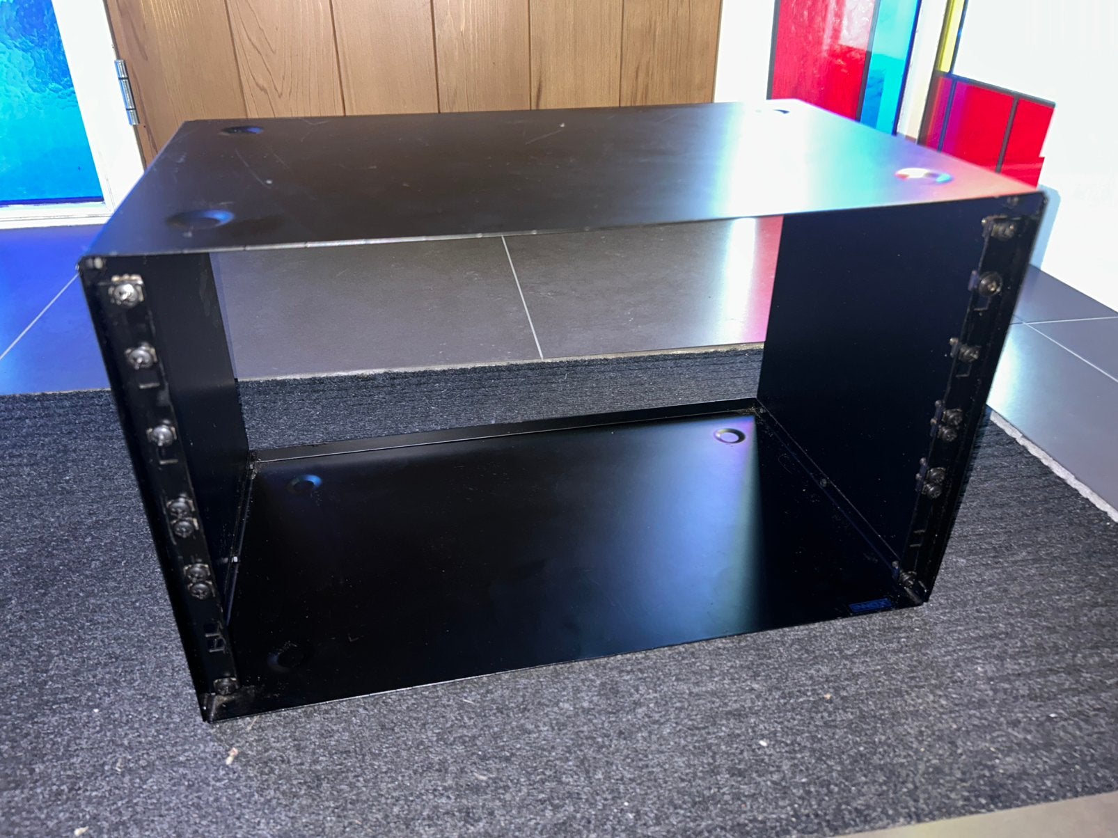 19 inch rack inclusief schroeven., Ophalen of Verzenden, Zo goed als nieuw, Overige instrumenten