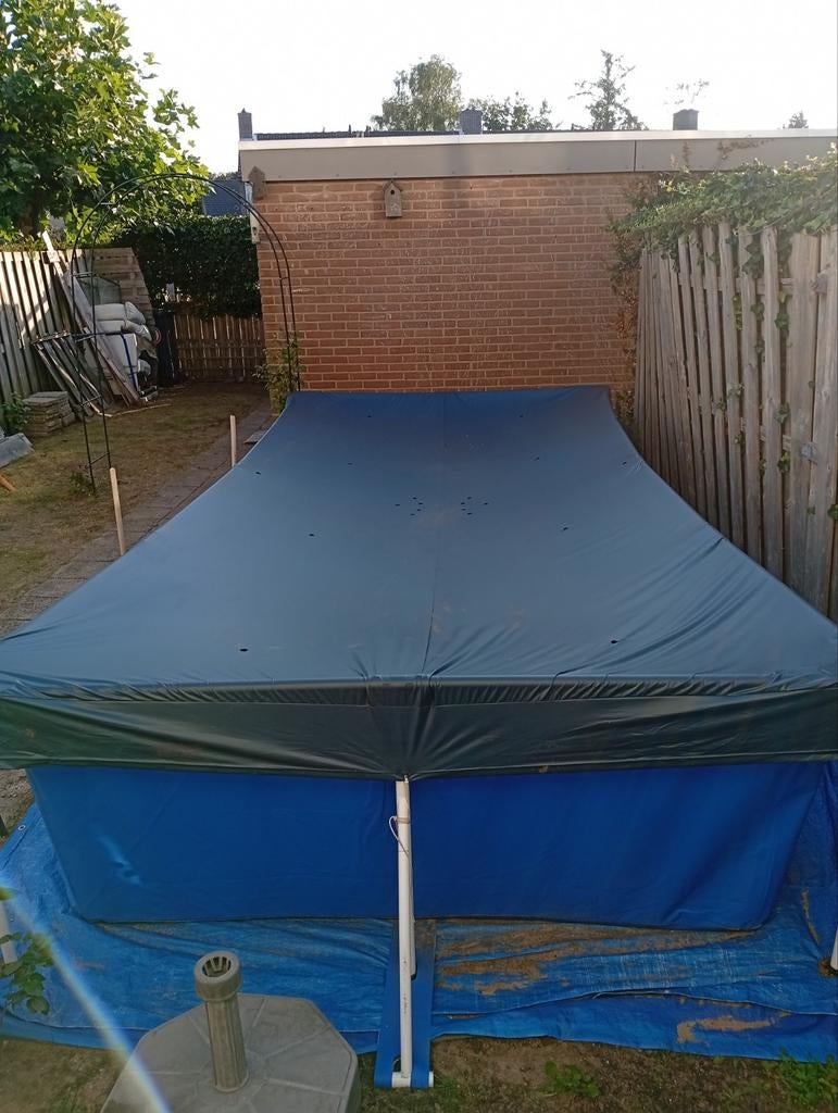 Mooi groot (4.5x2.25x84) zwembad met zandfilterpomp, Ophalen, Zo goed als nieuw, Minder dan 5 meter