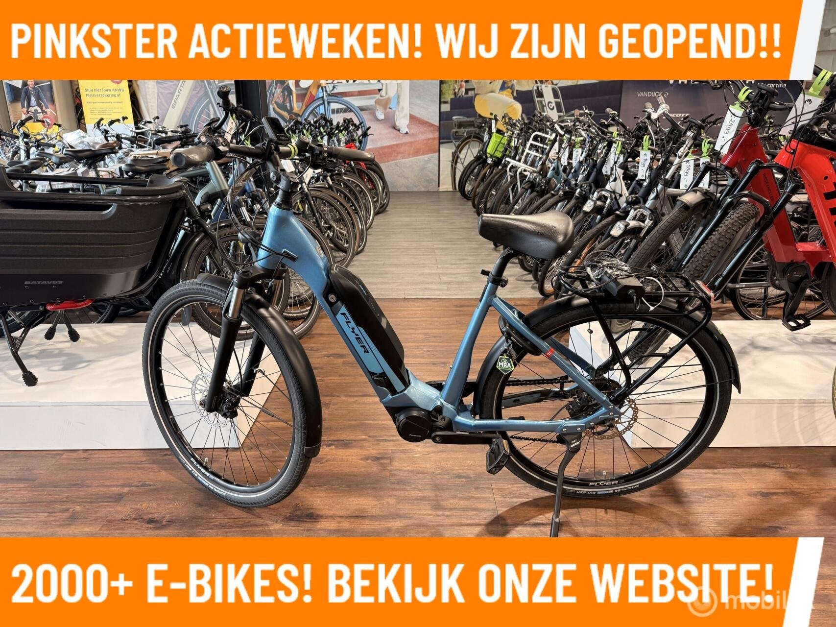 Groot aanbod elektrische fietsen €799–€999 bosch midde, Nieuw, Gazelle