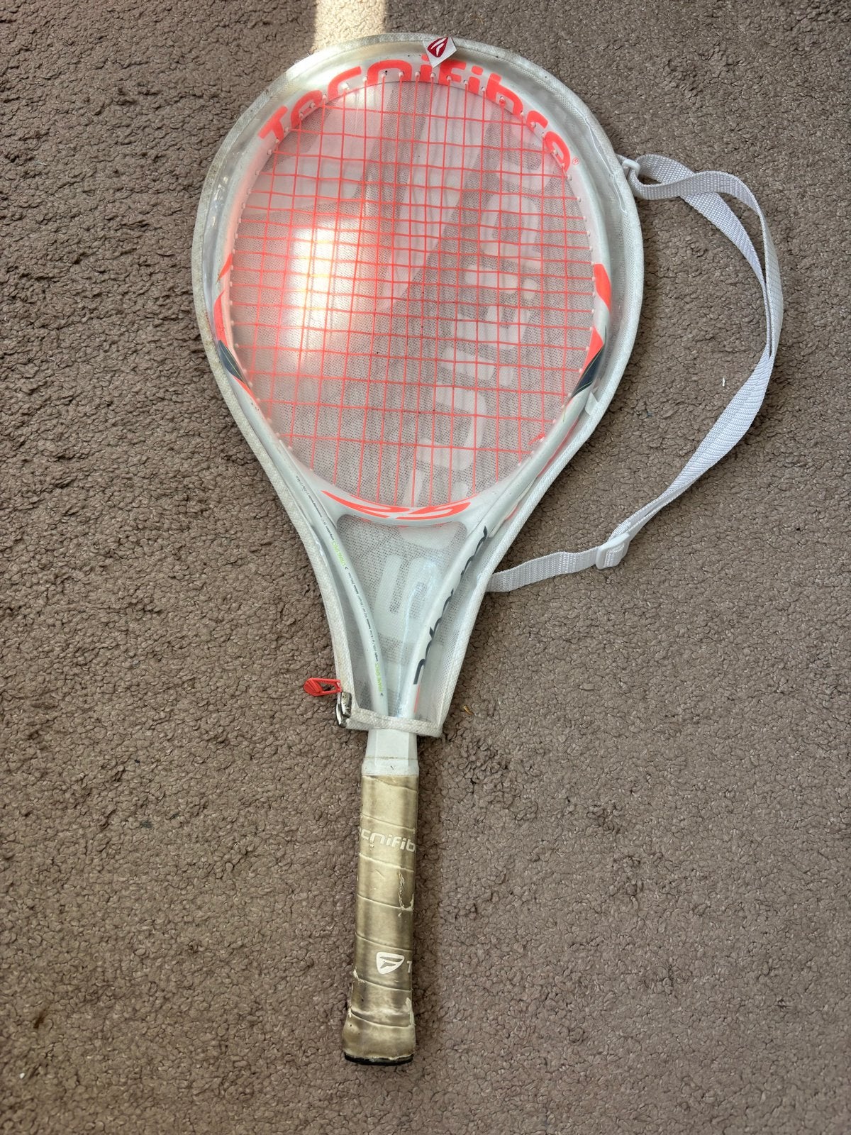 Tecnifibre Tennisracket (2 stuks) met hoes - 235gr, 612cm², Ophalen, Gebruikt, Racket, Overige merken
