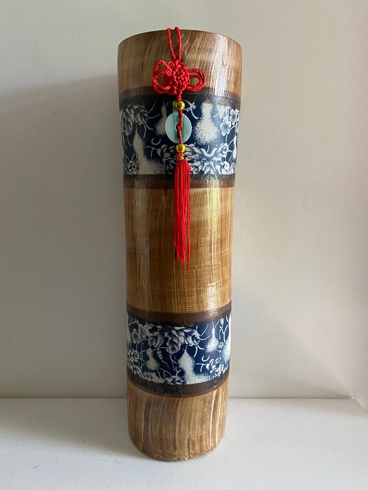 Chinese vaas Jingdezhen, Ophalen, Gebruikt, Overige kleuren, Handgemaakt