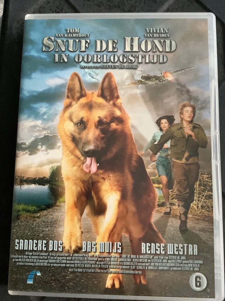 Snuf de Hond in Oorlogstijd DVD - Avontuurlijke Familiefilm, Avontuur, Ophalen of Verzenden, Zo goed als nieuw, Vanaf 6 jaar