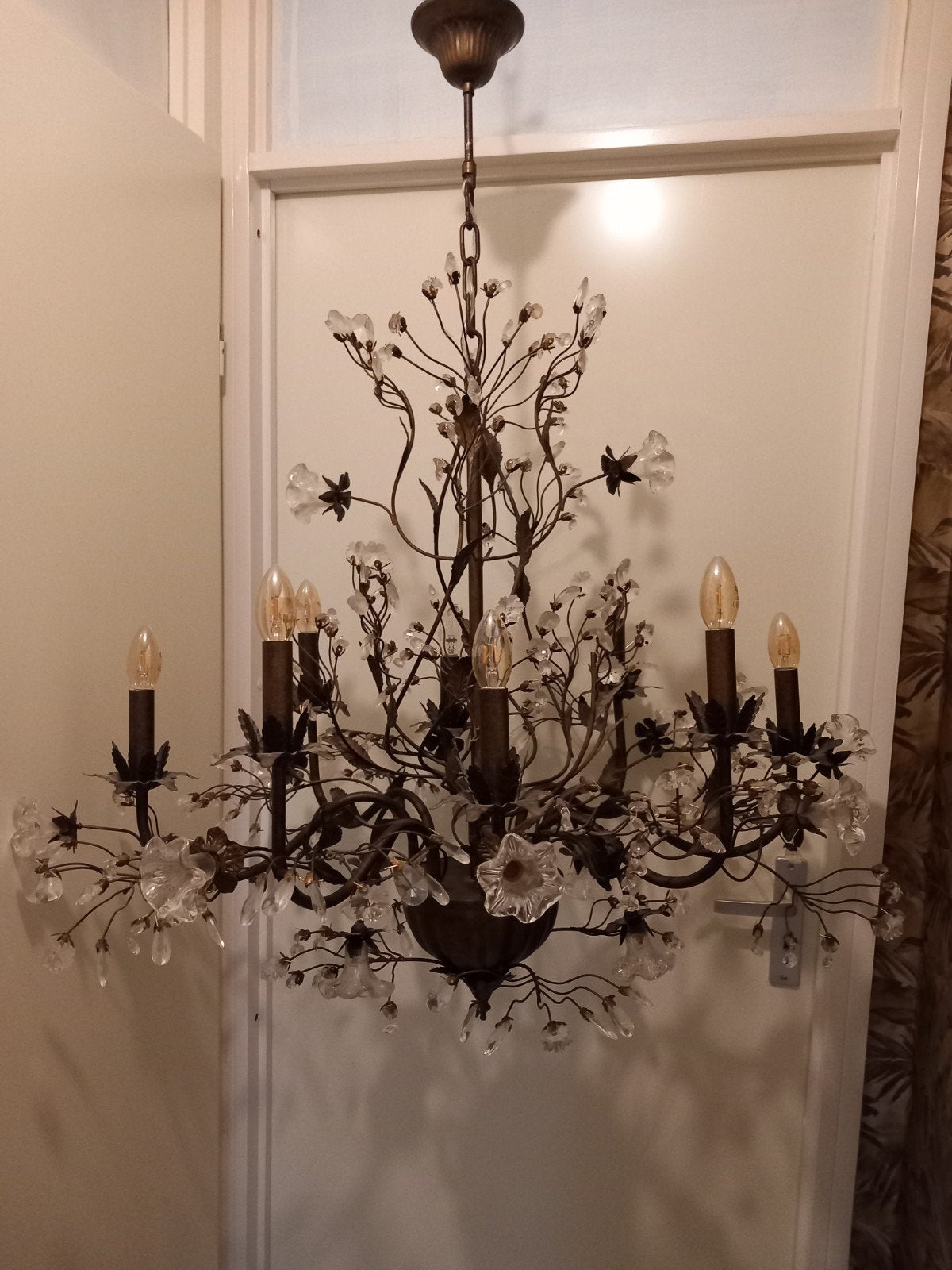 Prachtige Leclercq & Bouwman Style Kroonluchter 100x70/90 cm, Ophalen