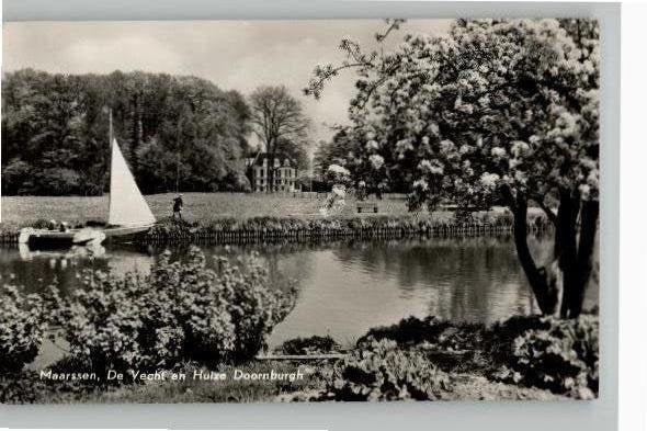 Maarssen De Vecht en Huize Doornburgh voorjaar, Verzamelen, Ansichtkaarten | Nederland, Ongelopen, Utrecht, 1960 tot 1980, Verzenden